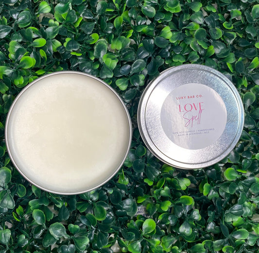 Love Spell - 8oz Tin Candle (Wickless)