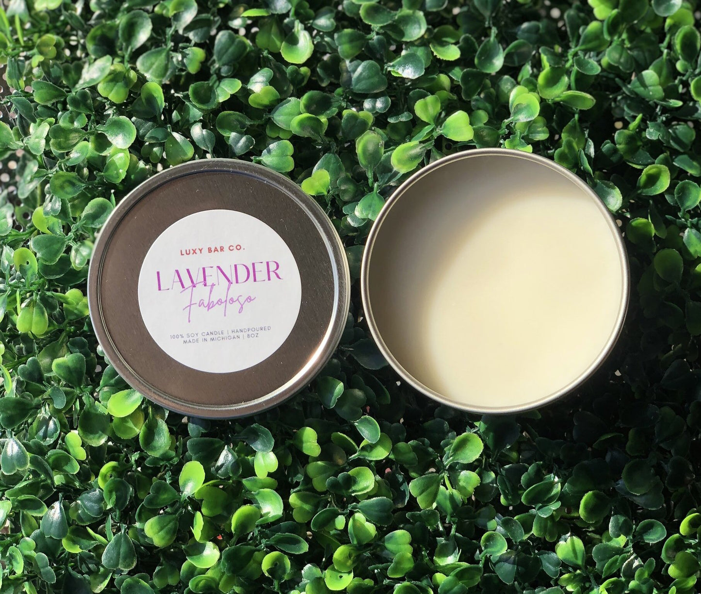 Lavender Fabuloso - 8oz Tin Candle (Wickless)