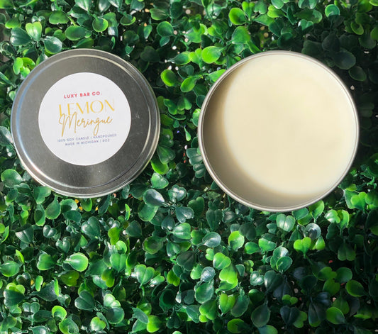 Lemon Meringue - 8oz Tin Candle (Wickless)