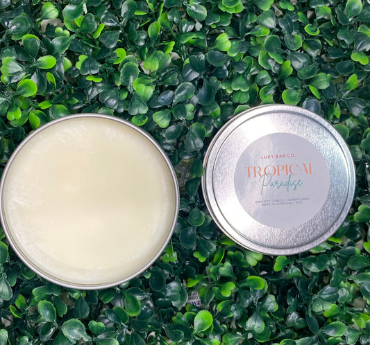 Tropical Paradise - 8oz Tin Candle (Wickless)