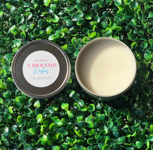 A Thousand Wishes - 8oz Tin Candle (Wickless)