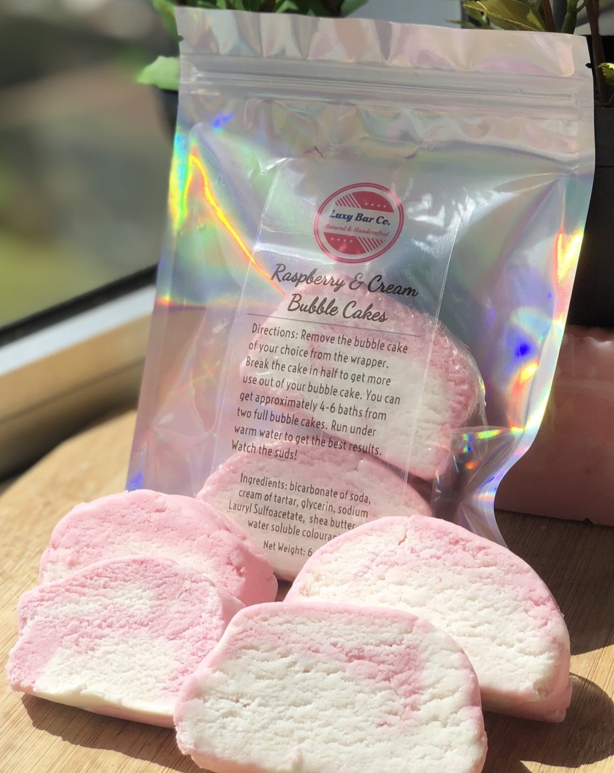 Raspberry & Cream Bubble Cakes