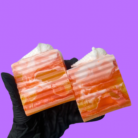 Peach & Vanilla Bomb Pop Bar