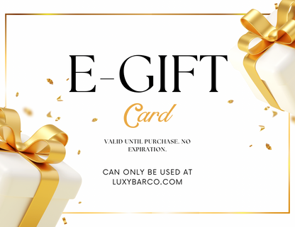 E-Gift Card - Luxy Bar Co.
