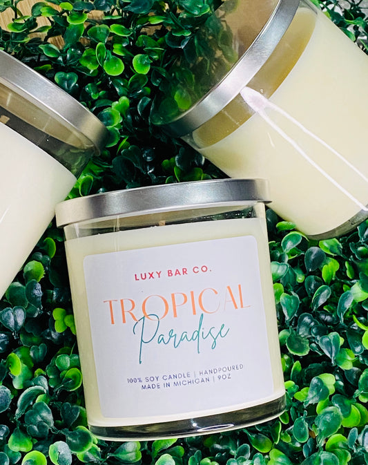 TROPICAL PARADISE - 100% Soy Candle