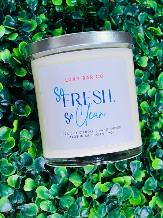 SO FRESH, SO CLEAN - 100% Soy Candle